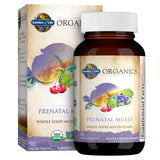Garden of Life envase delantero mostrando etiqueta orgánica y beneficios