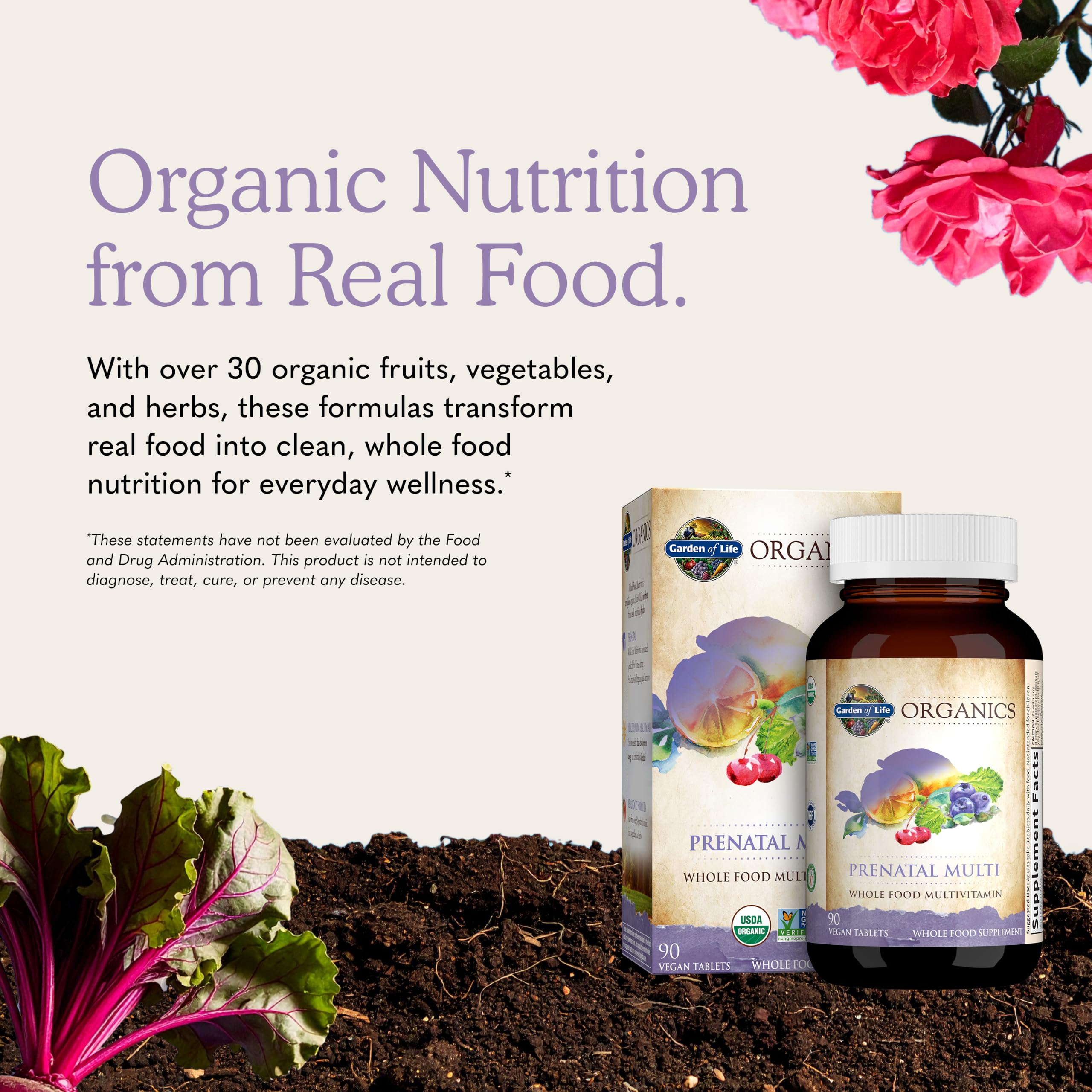 Garden of Life mezcla orgánica de frutas y verduras usada en la fórmula