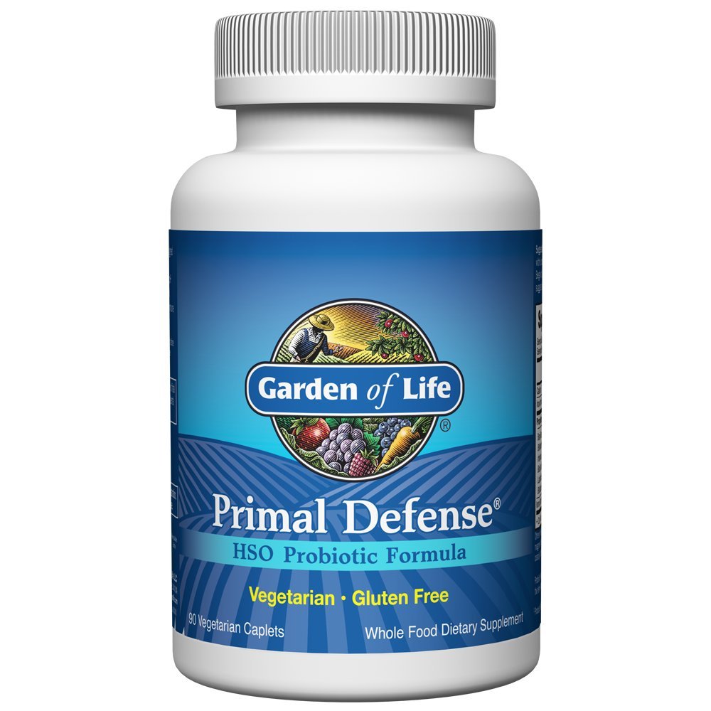 Garden of Life envase frontal mostrando la marca y beneficio digestivo