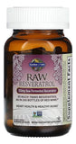 Garden of Life polvo de resveratrol en cuchara listo para mezclar, fácil uso