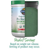 Garden of Life cucharilla con medida que muestra cantidad por servicio