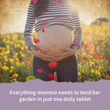 Garden of Life primer plano de tableta resaltando textura y pureza