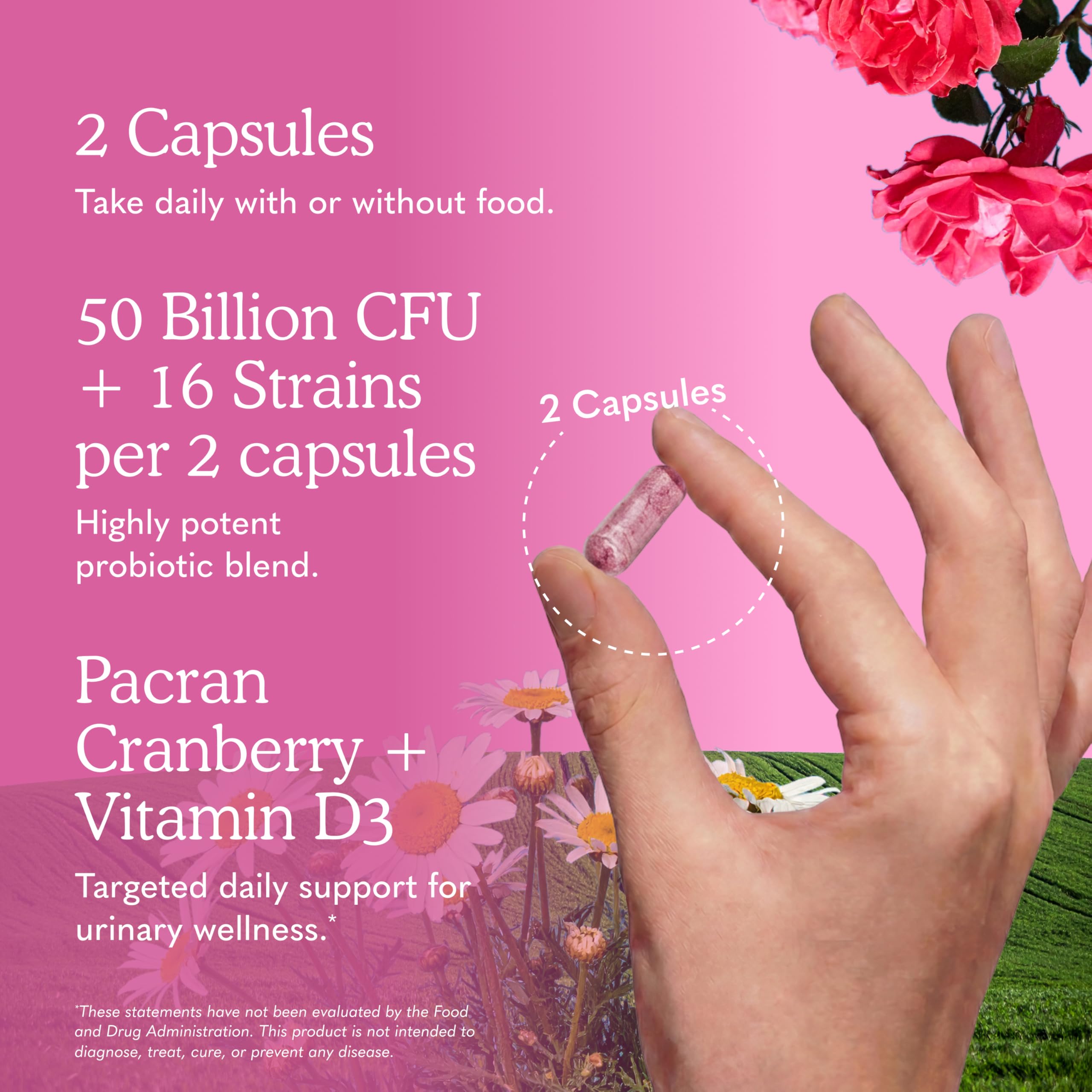 Garden of Life frasco abierto junto a cápsula diaria para integración fácil