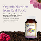 Garden of Life producto en entorno de cocina transmitiendo vida activa
