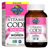 Garden of Life envase frontal mostrando multivitamínico para energía