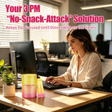 Garlicoccc stick vertido en batido ideal para energía y saciedad durante el día