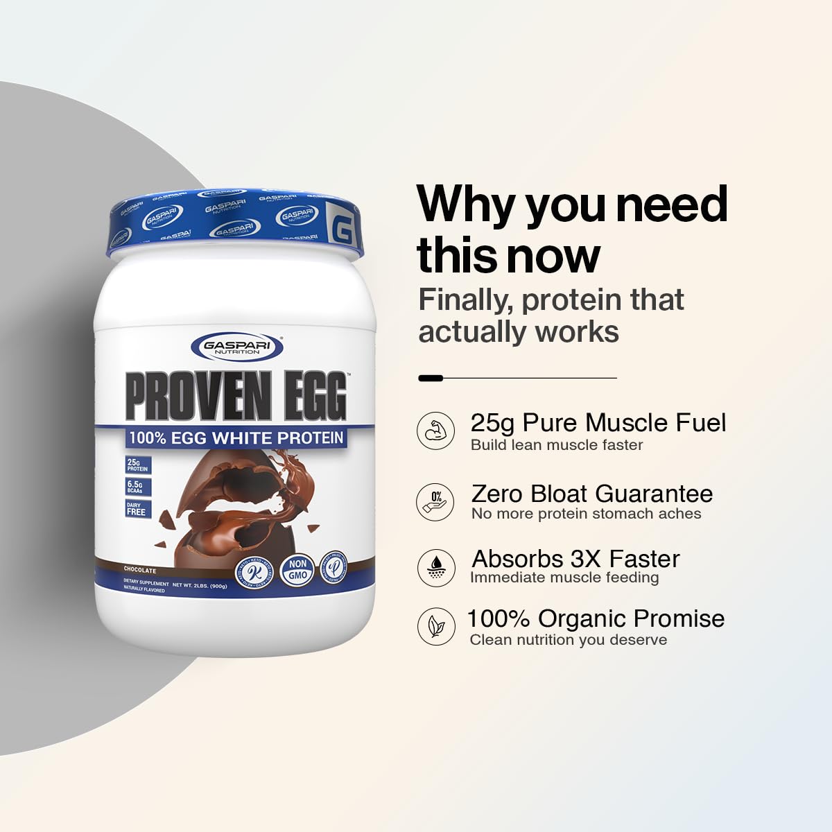 Gaspari Nutrition textura del polvo para mezclar rápidamente y sin grumos