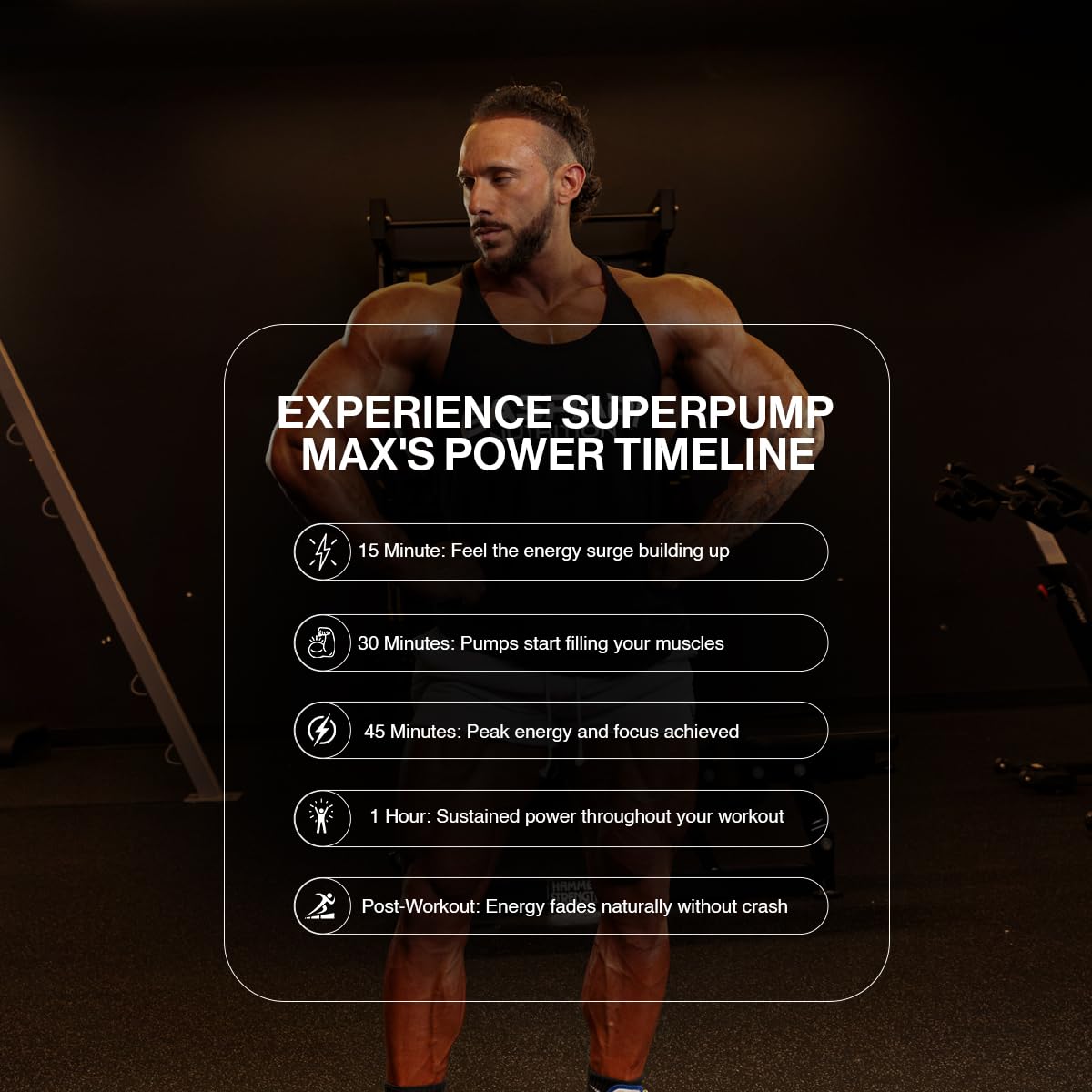 Gaspari Nutrition SuperPump MAX en botella de entrenamiento facilita hidratación continua