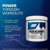 GAT SPORT etiqueta con información de ingredientes clara y confiable