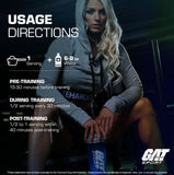 Cuchara con porción de CARBOTEIN GAT SPORT mostrando control de dosis por beneficio