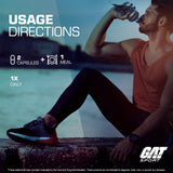 GAT SPORT tabletas junto a mano para comparar tamaño y facilidad