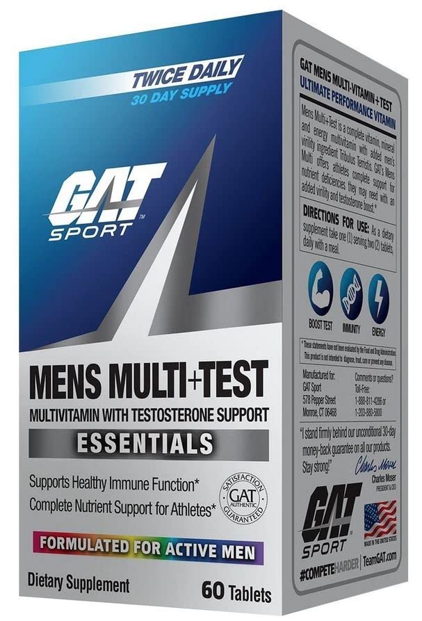 GAT SPORT frasco junto a pesa en gimnasio ilustrando uso deportivo