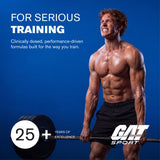 GAT SPORT en ambiente de gimnasio ilustrando uso por atletas y bombeo