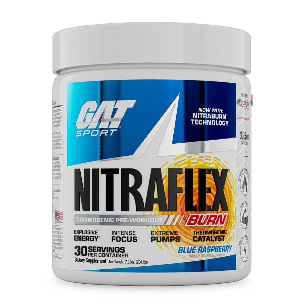 GAT SPORT envase frontal mostrando diseño y sabor frambuesa azul