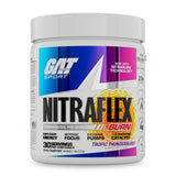 GAT SPORT frasco frontal del producto mostrando label y sabor tropic thunderburst