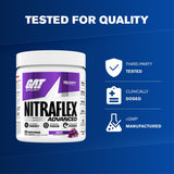 GAT SPORT mezcla Nitraflex disolviéndose en agua para energía