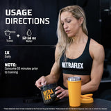 GAT SPORT etiqueta nutricional de NITRAFLEX Ultra con ingredientes visibles