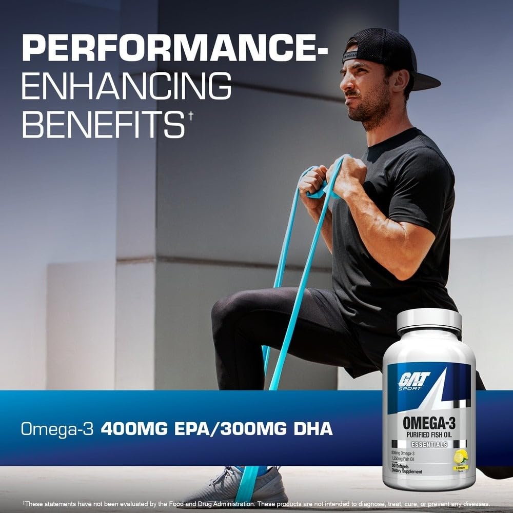 GAT SPORT aceite de pescado textura y pureza para absorción eficaz