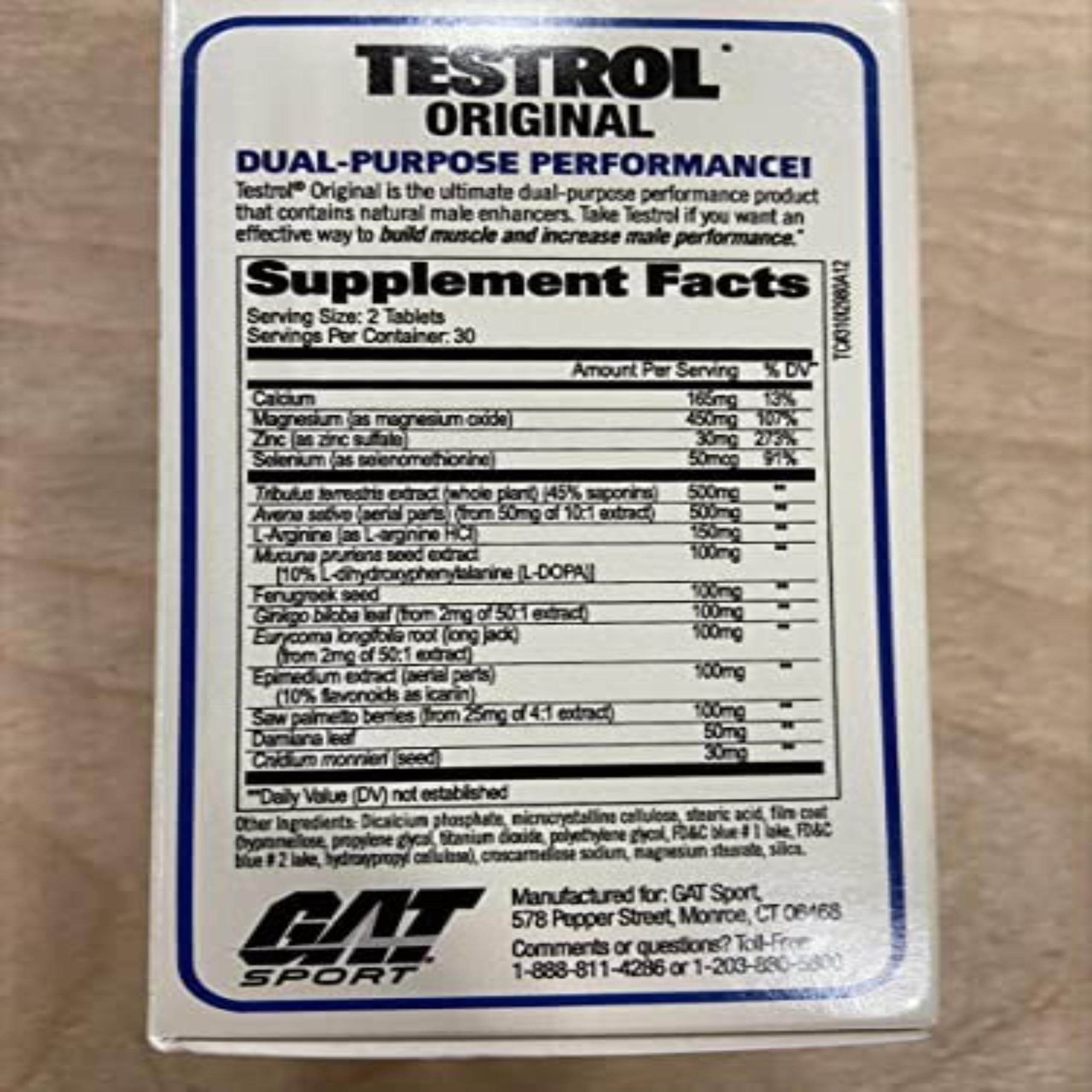 GAT SPORT Testrol imagen de estilo de vida con deportista reflejando desempeño