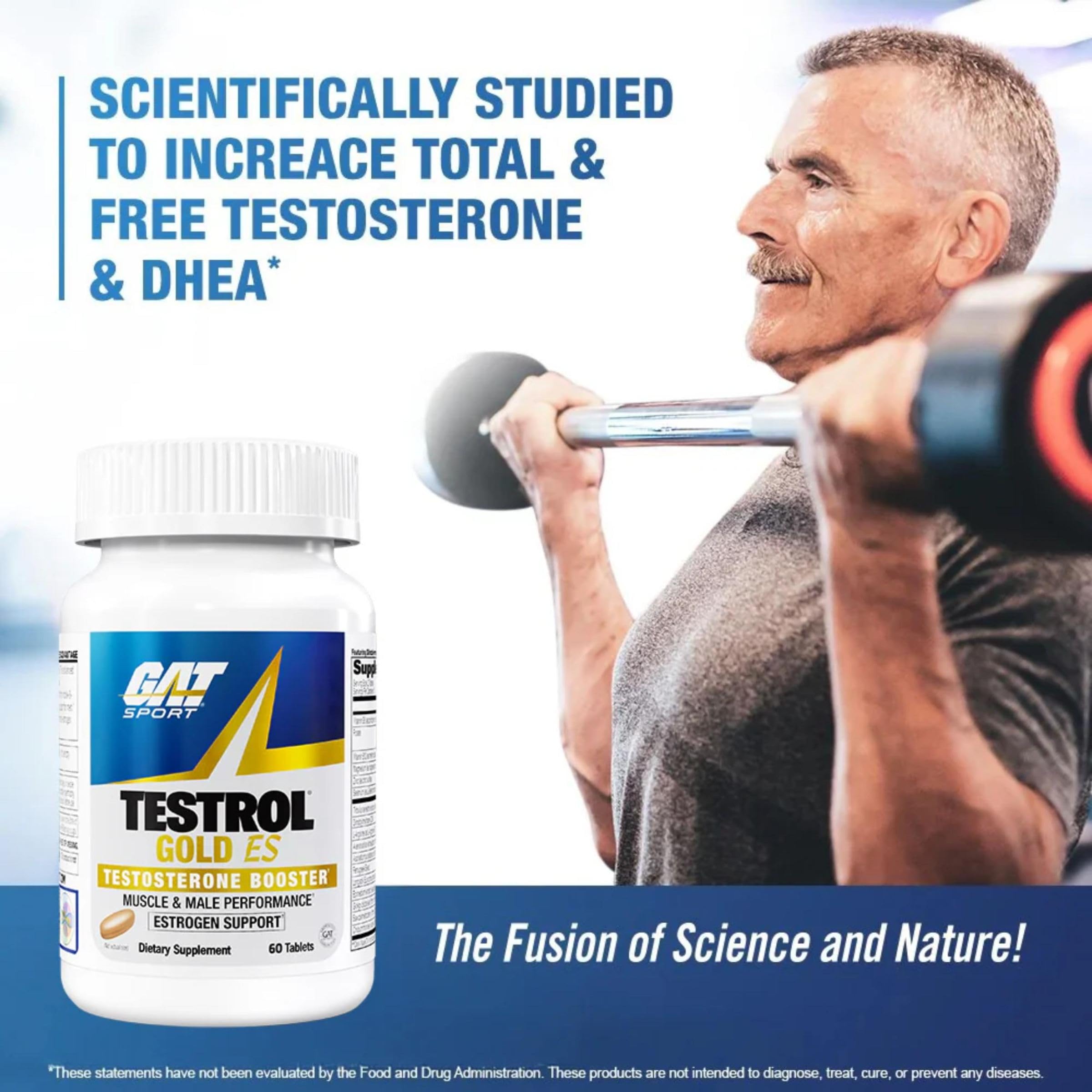GAT SPORT frasco en estilo de vida activo apoyando rendimiento diario