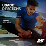 GAT SPORT producto en escenario de entrenamiento mejorando recuperación