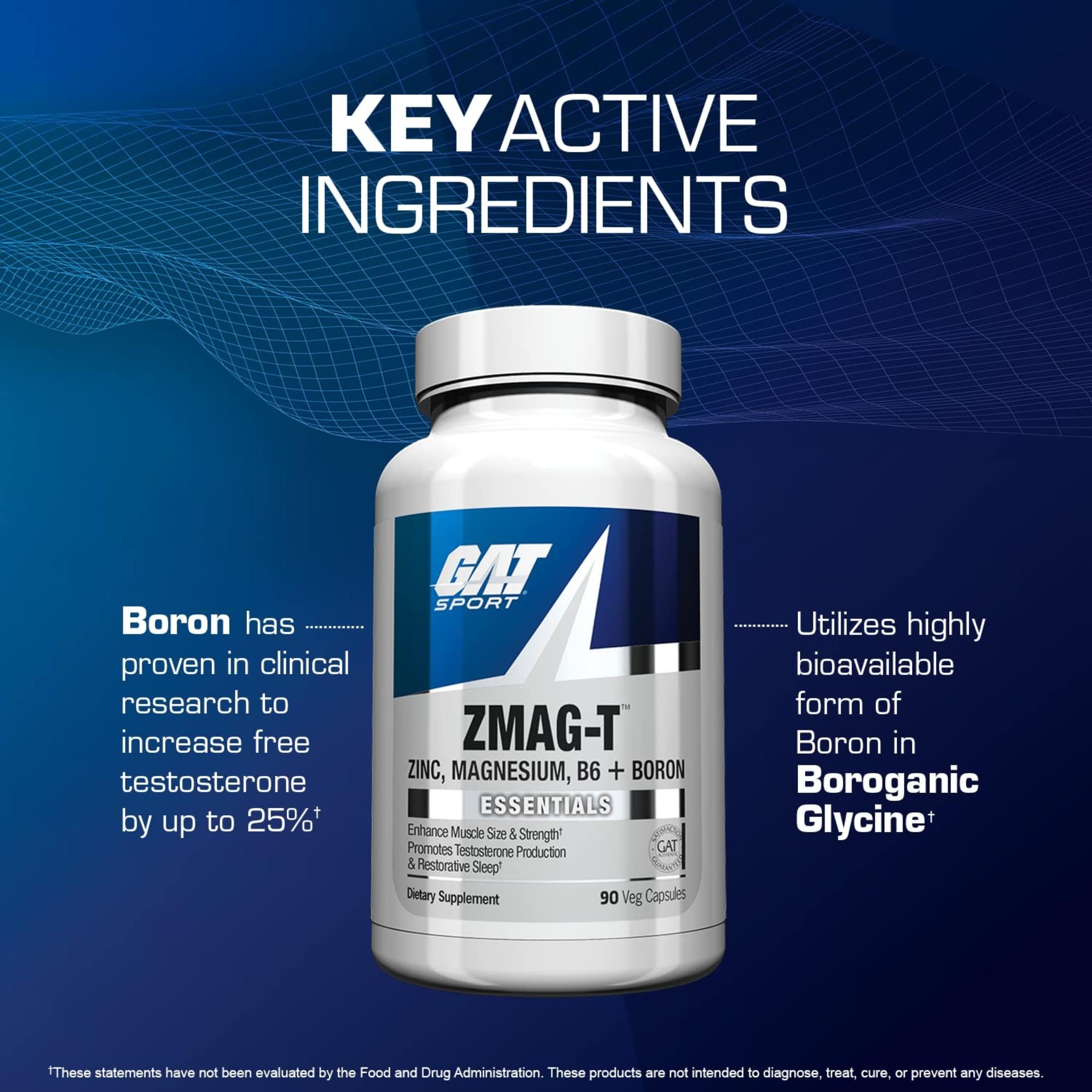 GAT SPORT etiqueta con lista de ingredientes y concentración clara