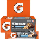 Gatorade barra vista frontal del empaque con información nutricional clara