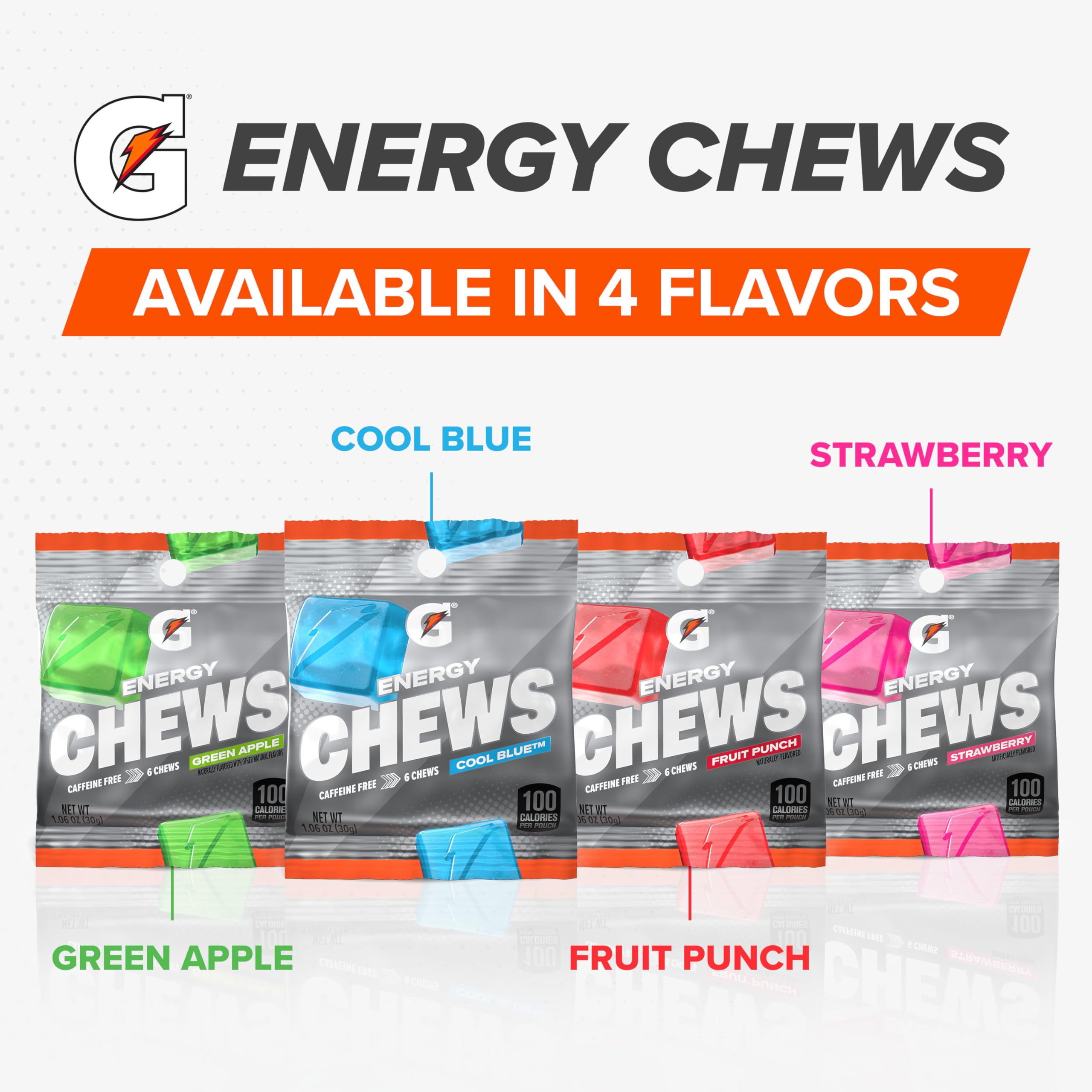 Gatorade Energy Chews en nevera portátil en playa, ideal para actividades al aire libre