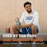 Gatorade comparación de tamaño mostrando rendimiento por galón