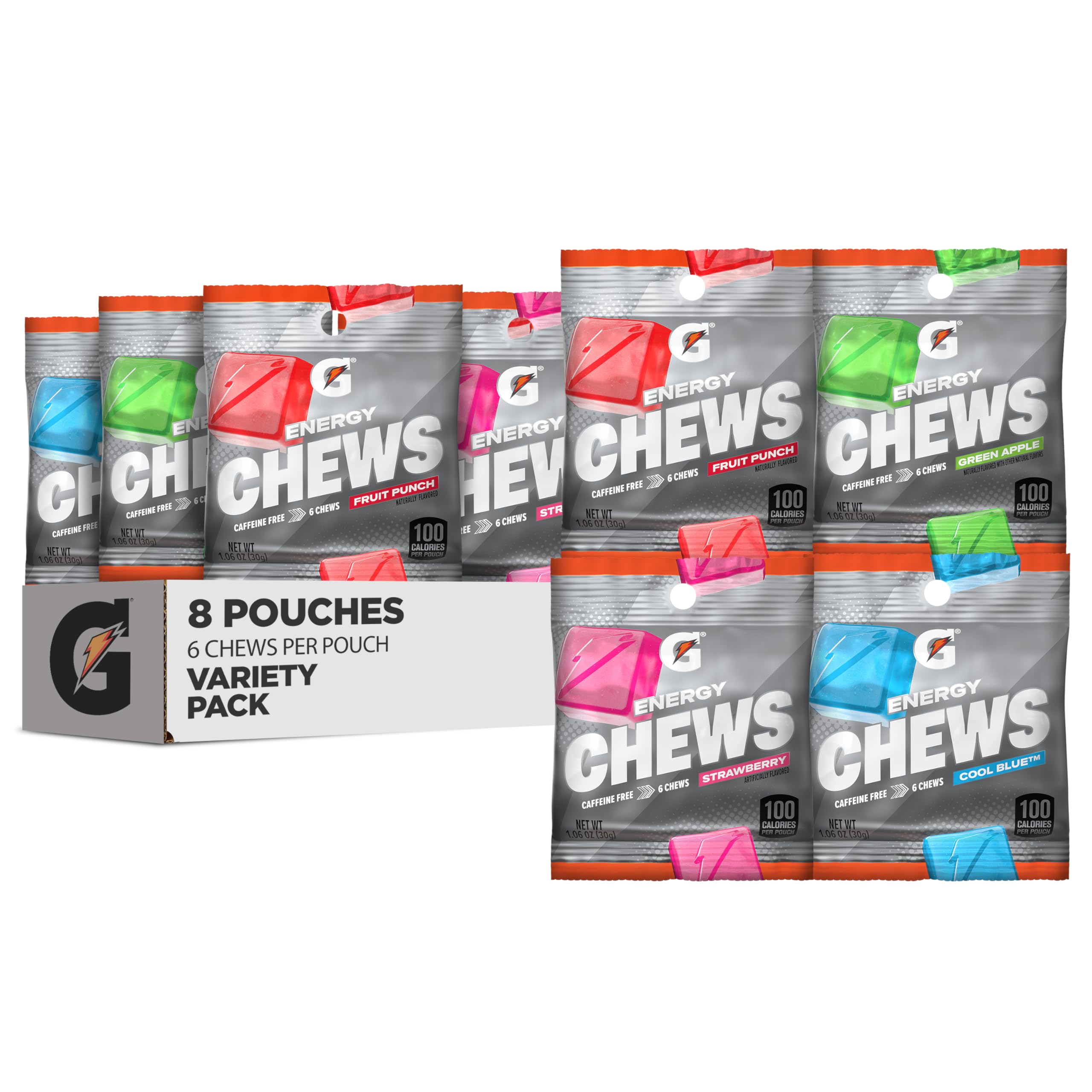 Gatorade empaque frontal mostrando variedad de sabores y conveniencia