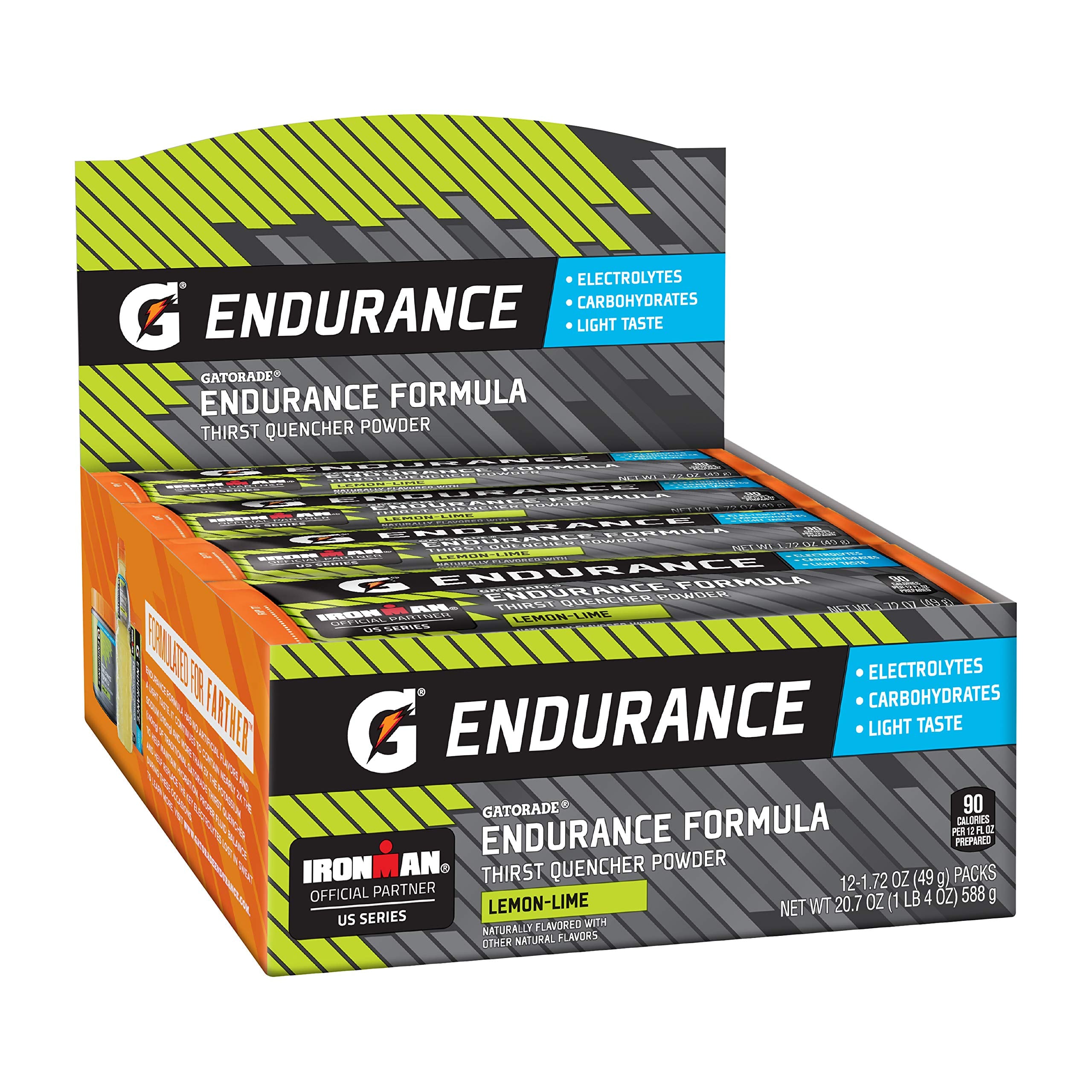 Gatorade Endurance polvo en detalle mostrando textura y disolución rápida