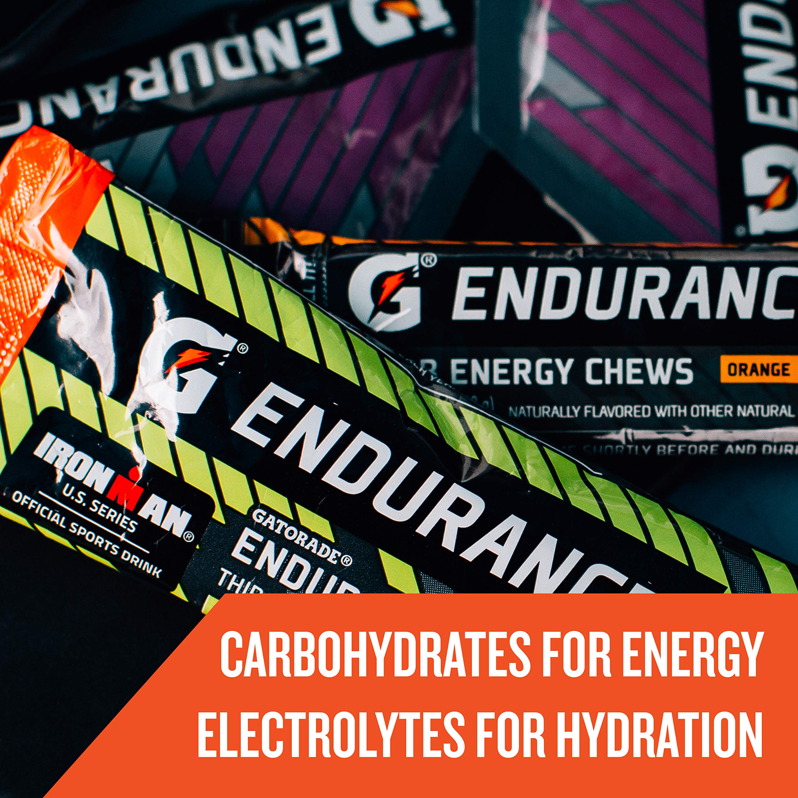 Etiqueta nutricional Gatorade Endurance mostrando sodio y potasio reforzados
