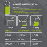 Gatorade Endurance etiqueta nutricional con electrolitos y sin sabores artificiales