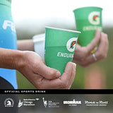 Gatorade Endurance polvo en primer plano indicando mezcla homogénea y disolución rápida