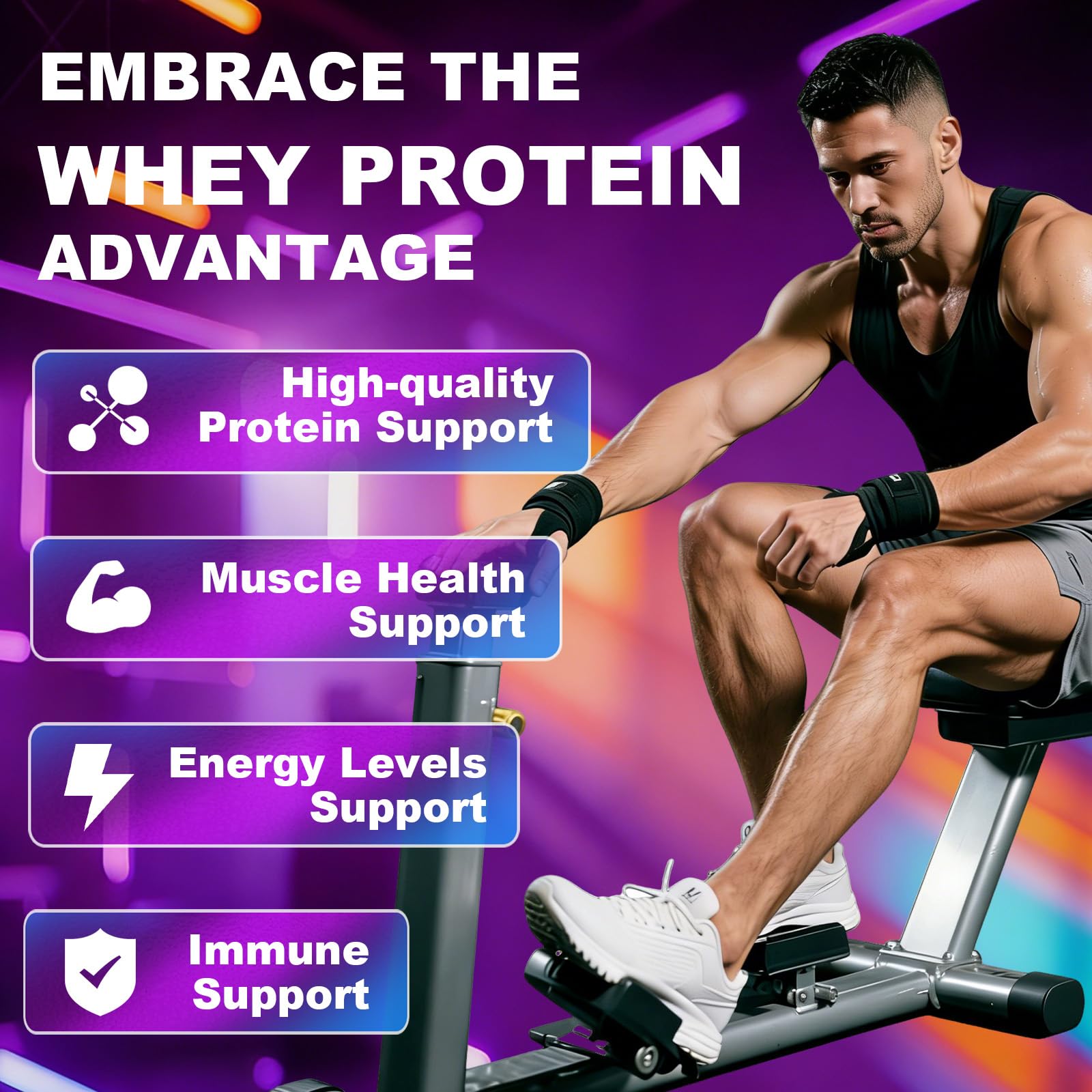 Geeoasis etiqueta con nutrientes, destaca proteína y vitaminas