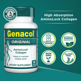 Genacol caja y botella lateral indicando suministro de 60 días