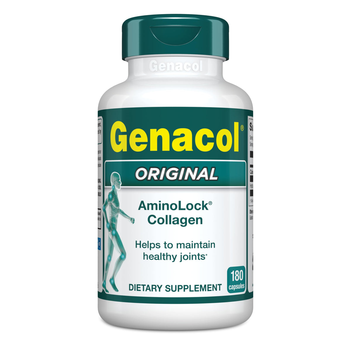 Genacol frente del envase mostrando diseño y beneficio de movilidad