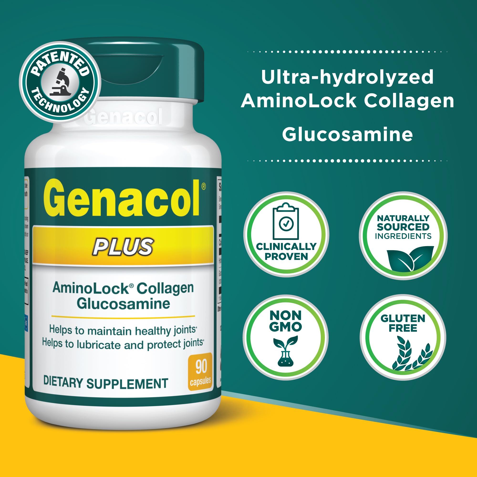 Genacol Plus tabletas en mano para facilitar la toma diaria y comodidad