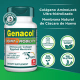 Genacol primer plano de una cápsula y su textura para confianza