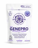 GENEPRO GEN. 3 frente del envase mostrando 30 porciones y etiqueta clara