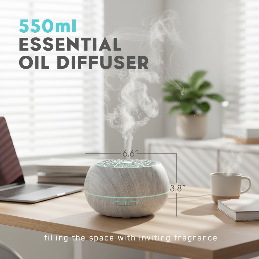 Generic difusor detalle madera blanca que aporta estilo y durabilidad
