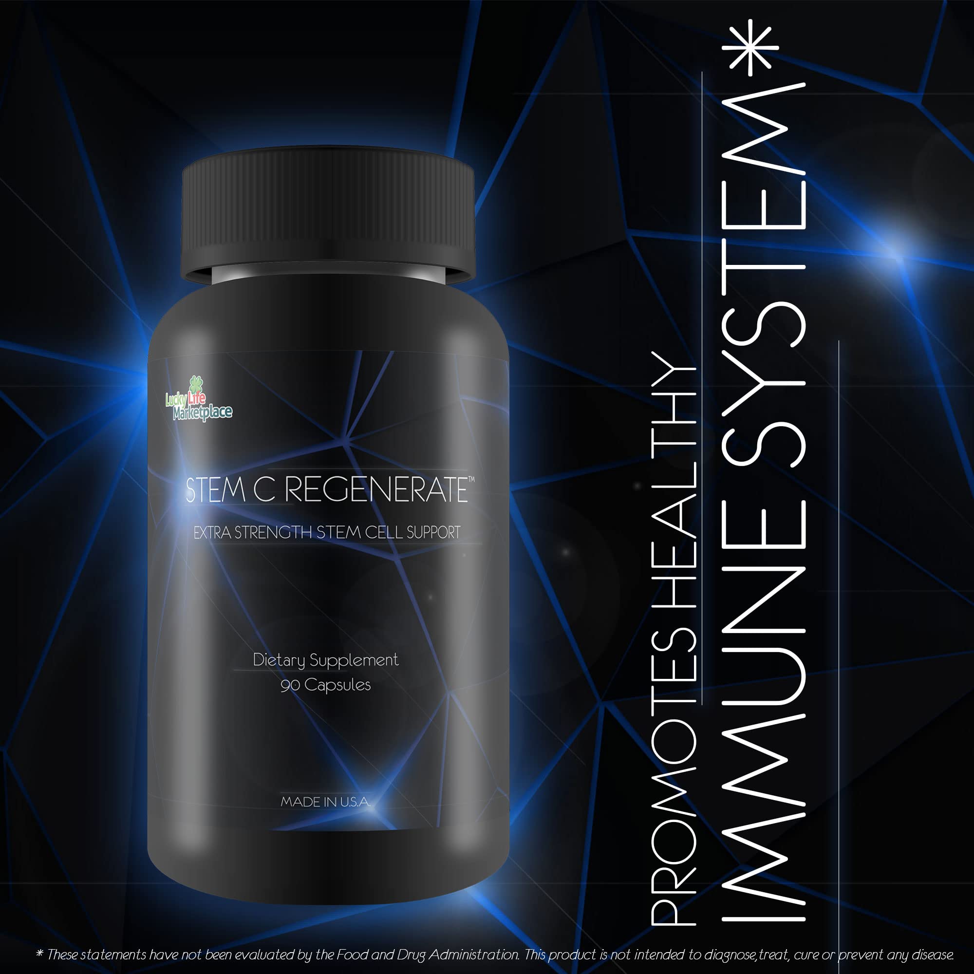 Generic Stem C Regenerate etiqueta con lista de ingredientes legible