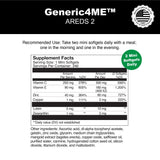 Envase Generic4ME junto a regla para comparar tamaño y cantidad de cápsulas
