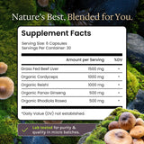 Genesis Nutrition imagen de Cordyceps ilustrando origen de adaptógenos