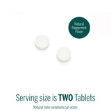 Genestra Brands detalle de textura de tableta masticable que facilita ingestión