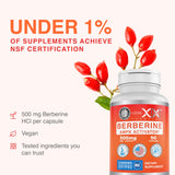 Genex Formulas cápsulas vegetarianas apiladas, fácil de tragar y sin rellenos