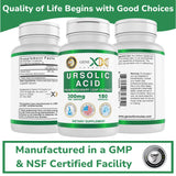 Genex Formulas certificados GMP y NSF en imagen, aporta garantía de calidad