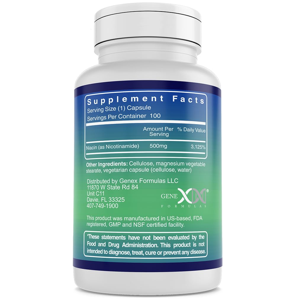Genex Formulas etiqueta con ingredientes y beneficios visibles para seguridad