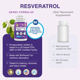 Genex Formulas raíz de Knotweed japonés fuente del resveratrol