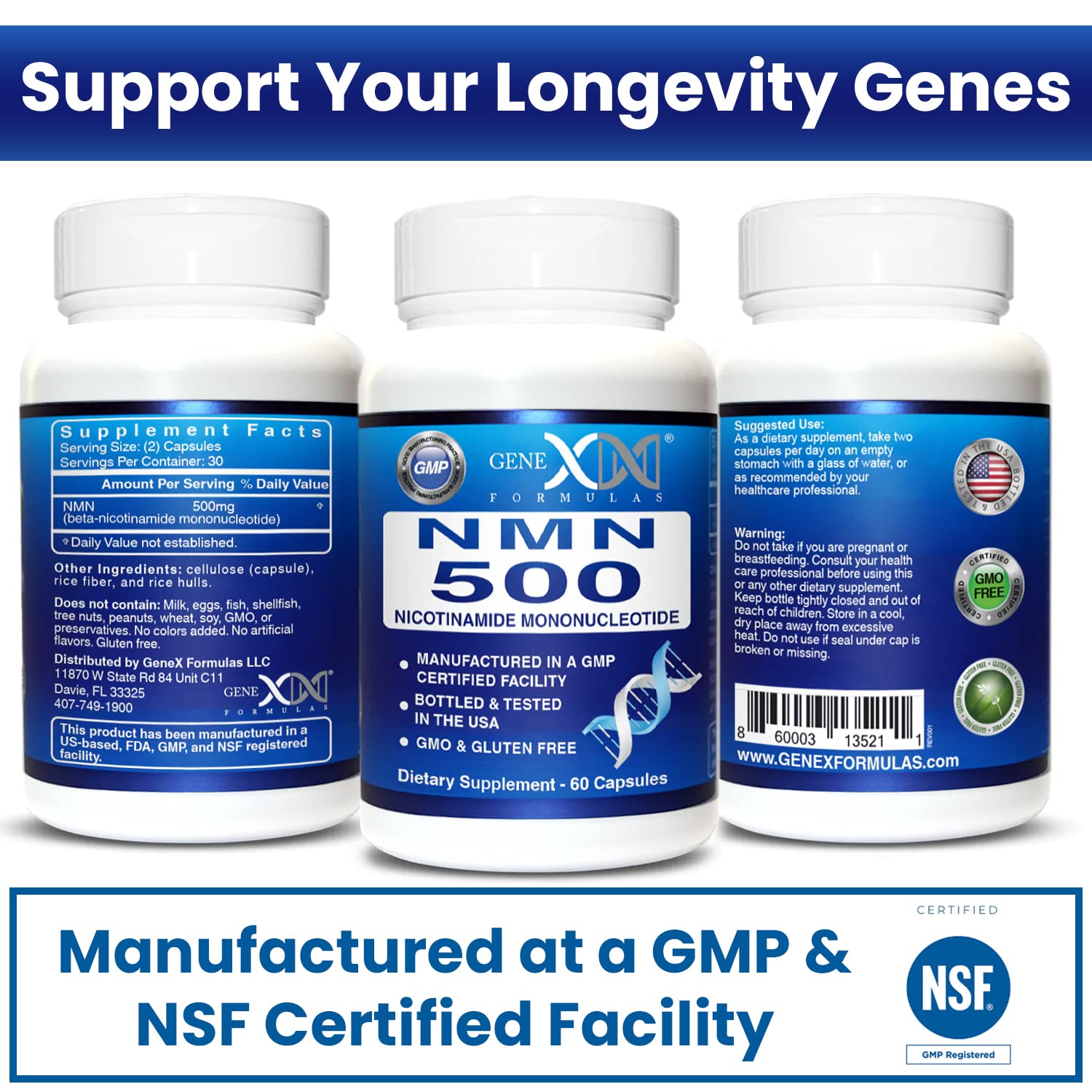 Genex Formulas cápsulas en rutina matutina como apoyo a la suplementación